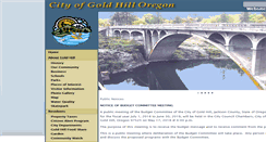 Desktop Screenshot of ci.goldhill.or.us